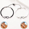 Infinity Custom Photo Projection Bracelet - Unique Couple Gift Idea