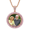 Custom Double-Sided Spinning Photo Pendant – Personalized Keepsake Necklace
