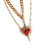 Sword and Heart Eternal Promise Necklace – A Symbol of Love, Strength, and Commitment