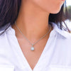To My Love Necklace | Eternal Hope Necklace With Real Rose | Gift Box Rose Flower