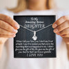 Amazing Bonus Daughter | I Love You | Necklace With Luxury Box