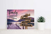 River Pier Color A Little Whole Lot of Love Multi-Names Premium Canvas (1.25")