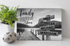 River Pier A Little Whole Lot of Love Multi-Names Premium Canvas-Gift For Parents (1.25")