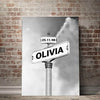 Personalized Canvas Wall Art "Date of birth of children", Gift For Parents, Mother's Day, Father's Day Gift (0.75")