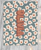 Retro Flower Personalize Blanket