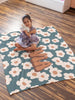 Retro Flower Personalize Blanket