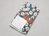 Retro Flower Personalize Blanket
