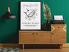 Dad First Bump Baby - Personalized Canvas Wall Art
