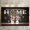 Personalized Family Name Canvas, Cotton Flower, Custom Canvas Prints, Gifts Premium Canvas (1.25")