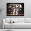 Personalized Family Name Canvas, Cotton Flower, Custom Canvas Prints, Gifts Premium Canvas (1.25")