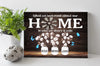 Personalized Family Name Canvas, Cotton Flower, Custom Canvas Prints, Gifts Premium Canvas (1.25")