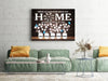 Personalized Family Name Canvas, Cotton Flower, Custom Canvas Prints, Gifts Premium Canvas (1.25")
