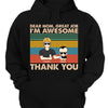 Dear Mom Great Job We‘re Awesome Thank You Young - Birthday, Loving Gift For Mother, Grandma, Grandmother - Personalized Custom T Shirt