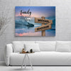 Riverside Sunset Color A Little Whole Lot of Love Multi-Names Premium Canvas