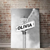 Personalized Canvas Wall Art "Date of birth of children" - Gift For Parents - Father's Day (0.8")