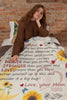 Postage Stamp To My Daughter Letter Mail - Fleece Blanket