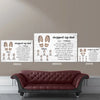 Personalized Canvas Wall Art "Stepped Up Dad" - Father's Day Gift For Dad