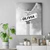 Personalized Canvas Wall Art "Date of birth of children", Gift For Parents (0.75"), Ship From Canada