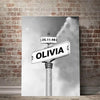 Personalized Canvas Wall Art "Date of birth of children", Gift For Parents (0.75"), Ship From Canada
