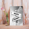 Personalized Canvas "Vintage Street Sign for couples", Wedding Gift, Anniversary & Couple gift