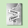 Personalized Canvas "Vintage Street Sign for couples", Wedding Gift, Anniversary & Couple gift
