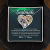 Soulmate Personalized Photo & Name Card , Forever Love Necklace, Anniversary Gift Idea For Her