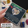 Soulmate Personalized Photo & Name Card , Forever Love Necklace, Anniversary Gift Idea For Her