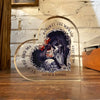 It's You And Me, Personalized Heart Shaped Acrylic Plaque, Gift For Couple