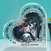 It's You And Me, Personalized Heart Shaped Acrylic Plaque, Gift For Couple