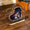 It's You And Me, Personalized Heart Shaped Acrylic Plaque, Gift For Couple