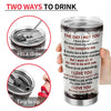 Personalized Tumbler Cup - The Day I Met You - Gift For Couples, Husband, Wife, Boyfriend, Girlfriend, Wedding Gift, Anniversary Gift