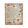 To My Dad | Thank You | Fleece Blanket