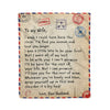 To My Wife | Big Hug Giant Love Letter | Fleece Blanket