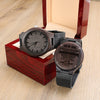 Dear Dad | Grateful For You | Engraved Wooden Watch