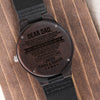 Dear Dad | Grateful For You | Engraved Wooden Watch