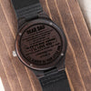 Dear Dad | The Best Man | Engraved Wooden Watch