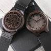 To My Dad | Always Be The Man | Engraved Wooden Watch