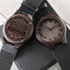 Dad Making My World Safe | Engraved Wooden Watch