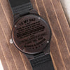 Always Be My Hero | Engraved Wooden Watch | Gift For Dad