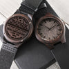 To My Dad | My Hero | Engraved Wooden Watch