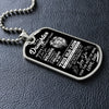 To My Daughter Gift From Dad | This Old Lion Will Have Your Back | Dog Tag Necklace
