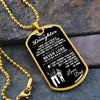 To My Daughter From Dad | I Want You To Believe | Dog Tag Necklace
