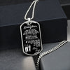 To My Daughter From Dad | I Want You To Believe | Dog Tag Necklace