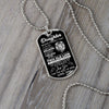 To My Daughter Gift From Dad | This Old Lion Will Have Your Back | Dog Tag Necklace