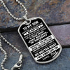 To My Son Gift From Dad | I Will Always Love You | Dog Tag Necklace