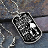To My Son Gift From Dad | Always Carry You In My Heart | Dog Tag Necklace