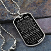 To My Son From Dad | Believe In Yourself | Dog Tag Military Ball Chain