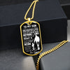 To My Son Gift From Dad | Always Carry You In My Heart | Dog Tag Necklace