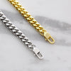 To My Man The Day I Met You Cuban Link Chain Necklace, Anniversary Gifts, Gift Ideas for Boyfriend Husband, Christmas Gift for Man, Valentine's Day Gift