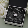 Romantic Gift For Her | I'm Sorry | Valentine Day Gift | Love Knot Necklace